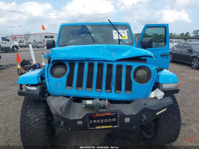 Auction sale of the 2021 Jeep Wrangler Unlimited 80th Anniversary 4x4, vin: 1C4HJXDG2MW636924, lot number: 44767749