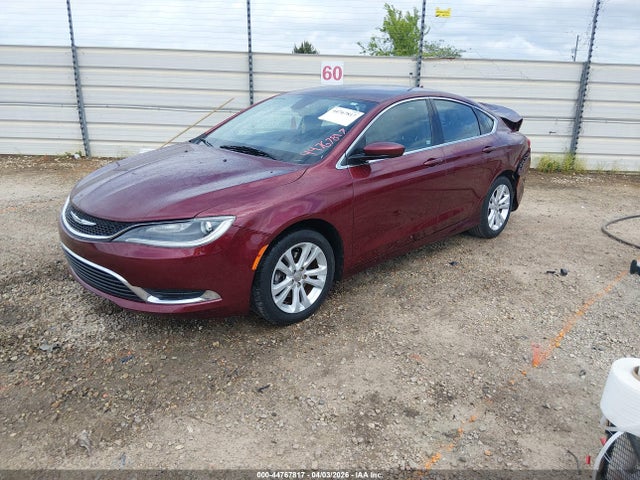 2017 Chrysler 200 Limited Platinum მანქანა იყიდება აუქციონზე, vin: 1C3CCCAB4HN506181, აუქციონის ნომერი: 44767817