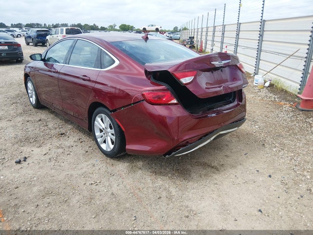 2017 Chrysler 200 Limited Platinum მანქანა იყიდება აუქციონზე, vin: 1C3CCCAB4HN506181, აუქციონის ნომერი: 44767817