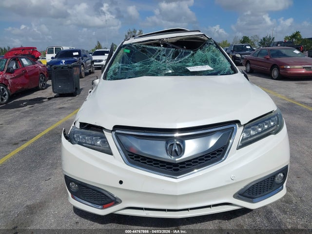 44767986 :رقم المزاد ، 5J8TB3H73GL003026 vin ، 2016 Acura Rdx Advance Package مزاد بيع