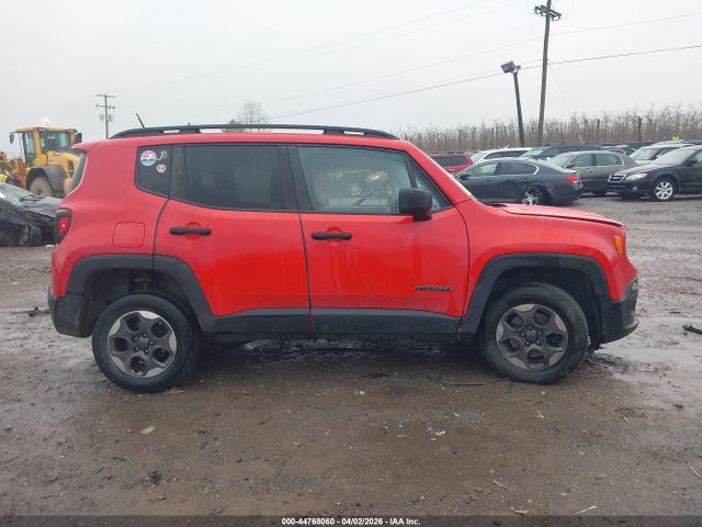 2016 Jeep Renegade Sport მანქანა იყიდება აუქციონზე, vin: ZACCJBAW3GPE10207, აუქციონის ნომერი: 44768060