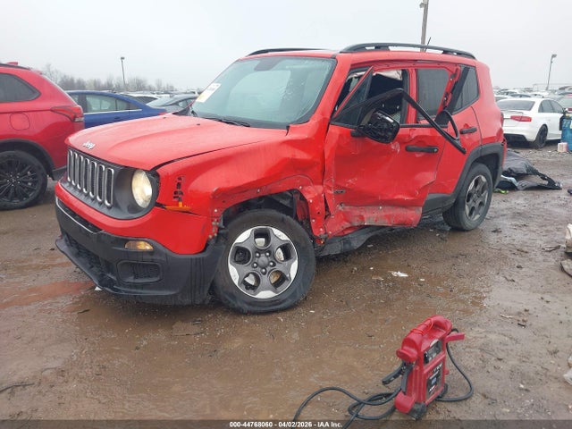2016 Jeep Renegade Sport მანქანა იყიდება აუქციონზე, vin: ZACCJBAW3GPE10207, აუქციონის ნომერი: 44768060