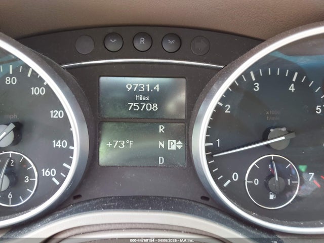 2009 Mercedes-benz Ml 350 4matic მანქანა იყიდება აუქციონზე, vin: 4JGBB86E69A475577, აუქციონის ნომერი: 44768154