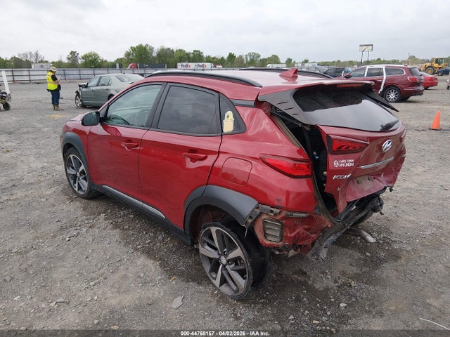 2019 Hyundai Kona Ultimate მანქანა იყიდება აუქციონზე, vin: KM8K53A53KU220035, აუქციონის ნომერი: 44768157