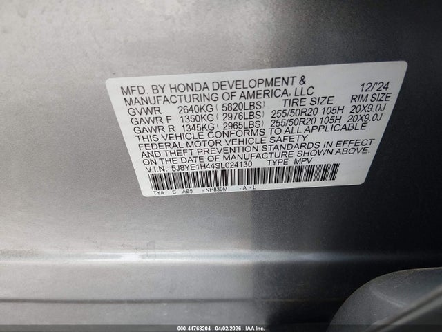 Acura Mdx Technology Package 2025 5J8YE1H44SL024130 Image 9