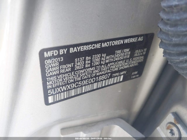 2014 BMW X3 5UXWX9C59E0D18807 Photo 8