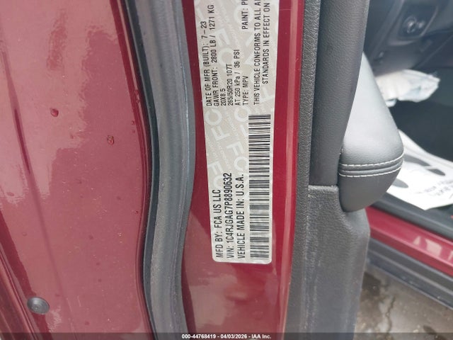 Продаж на аукціоні авто 2023 Jeep Grand Cherokee Altitude 4x2, vin: 1C4RJGAG7P8890632, номер лоту: 44768419