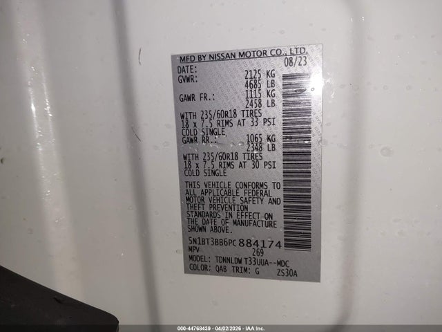 2023 NISSAN ROGUE 5N1BT3BB6PC884174 Photo 8
