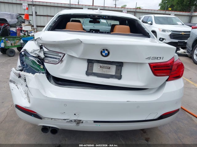 2019 Bmw 430i მანქანა იყიდება აუქციონზე, vin: WBA4W3C50KAF91646, აუქციონის ნომერი: 44768548