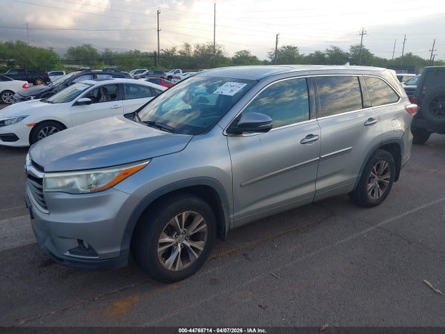 2015 Toyota Highlander Xle V6 მანქანა იყიდება აუქციონზე, vin: 5TDJKRFH0FS186919, აუქციონის ნომერი: 44768714