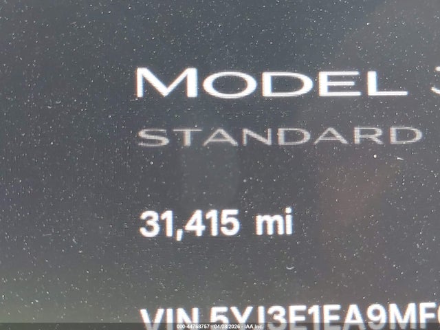 Tesla Model 3 Standard Range Plus Rear-wheel Drive 2021 5YJ3E1EA9MF028070 Image 14