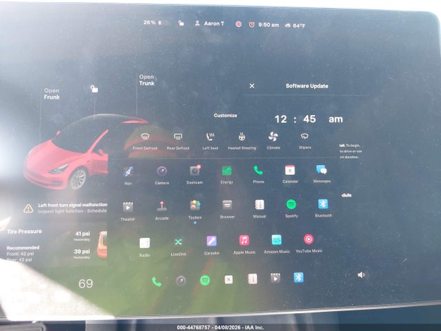 Tesla Model 3 Standard Range Plus Rear-wheel Drive 2021 5YJ3E1EA9MF028070 Image 17