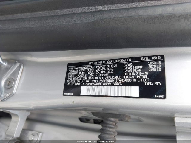 2016 VOLVO V60 CROSS COUNTRY YV4612HK9G1003389 Photo 8