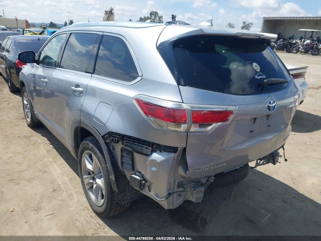 5TDDCRFH1GS020601 Toyota Highlander Hybrid Limited Platinum V6