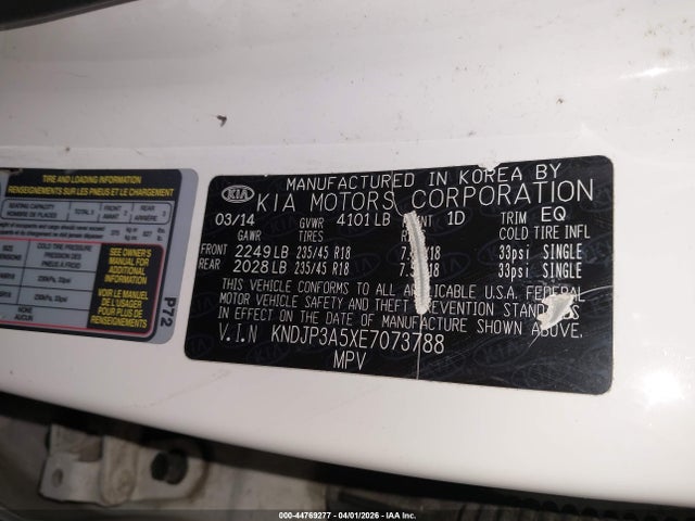 Продаж на аукціоні авто 2014 Kia Soul +, vin: KNDJP3A5XE7073788, номер лоту: 44769277