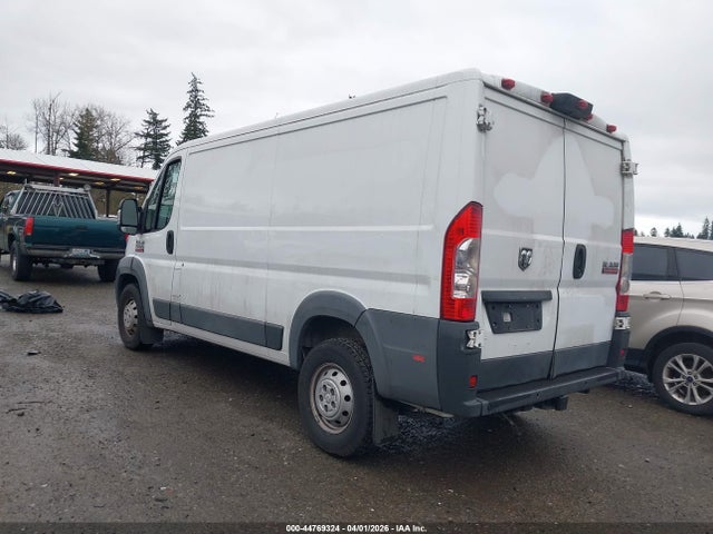 3C6TRVAG0JE103401 RAM Promaster 1500 Low Roof 136 Wb