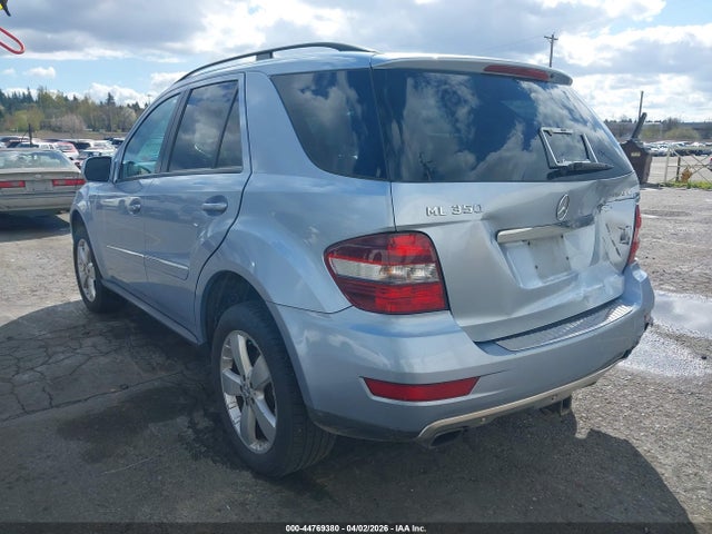2009 Mercedes-benz Ml 350 4matic მანქანა იყიდება აუქციონზე, vin: 4JGBB86E29A472756, აუქციონის ნომერი: 44769380