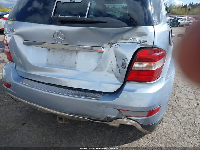 2009 Mercedes-benz Ml 350 4matic მანქანა იყიდება აუქციონზე, vin: 4JGBB86E29A472756, აუქციონის ნომერი: 44769380