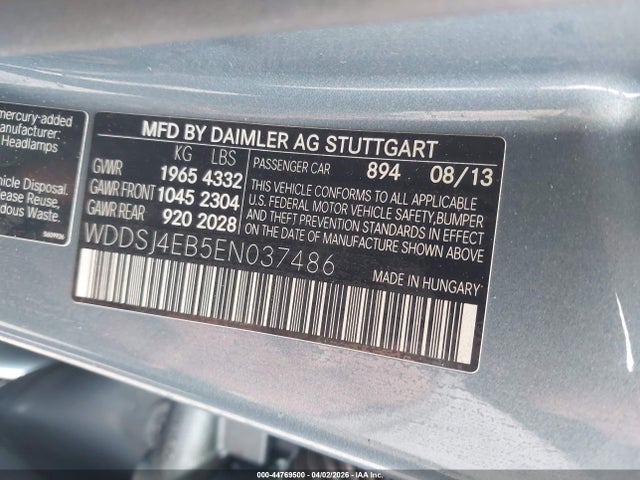 2014 MERCEDES-BENZ CLA 250 WDDSJ4EB5EN037486 Photo 8