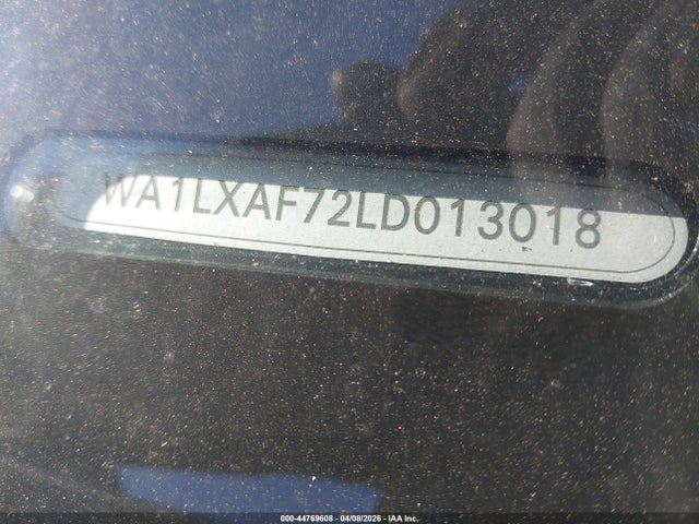 WA1LXAF72LD013018 Audi Q7 Premium Plus 55 Tfsi Quattro Tiptronic