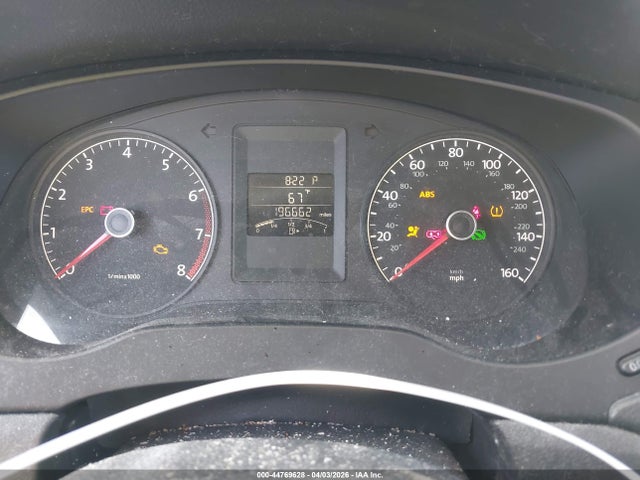 44769628 :رقم المزاد ، 3VW2K7AJ9CM310956 vin ، 2012 Volkswagen Jetta 2.0l S مزاد بيع