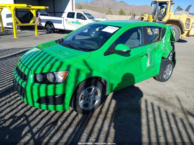 2016 Chevrolet Sonic Ls Manual მანქანა იყიდება აუქციონზე, vin: 1G1JB6SH7G4103271, აუქციონის ნომერი: 44769655