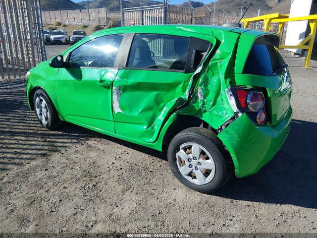 2016 Chevrolet Sonic Ls Manual მანქანა იყიდება აუქციონზე, vin: 1G1JB6SH7G4103271, აუქციონის ნომერი: 44769655
