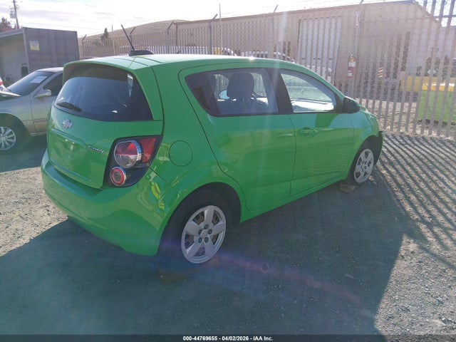 2016 Chevrolet Sonic Ls Manual მანქანა იყიდება აუქციონზე, vin: 1G1JB6SH7G4103271, აუქციონის ნომერი: 44769655