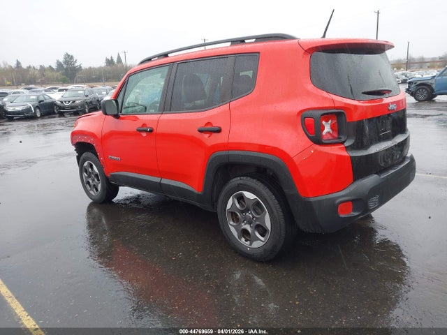 Продажа на аукционе авто 2017 Jeep Renegade Sport 4x4, vin: ZACCJBAH7HPF06635, номер лота: 44769659