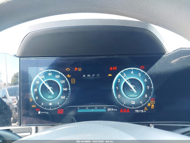 KMHLM4DJ0RU093552 Hyundai Elantra Hybrid Blue