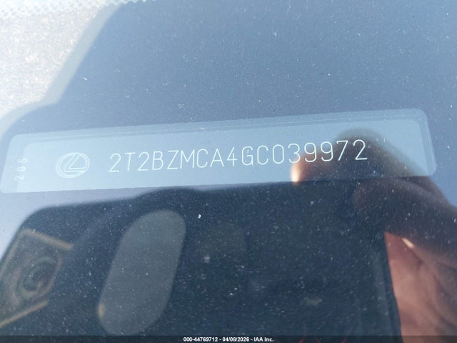Aukcja sprzedaży 2016 Lexus Rx 350, vin: 2T2BZMCA4GC039972, numer aukcji: 44769712