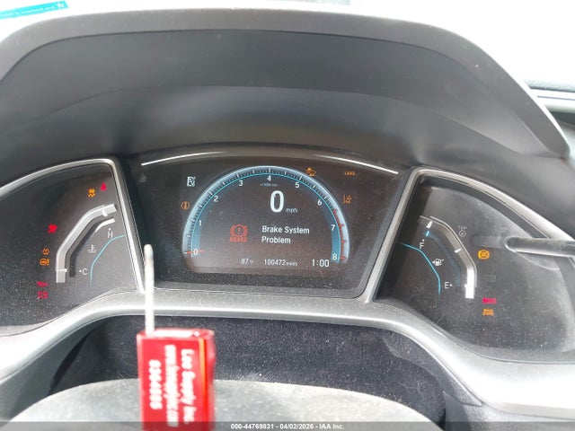 2016 Honda Civic Touring მანქანა იყიდება აუქციონზე, vin: 19XFC1F91GE009028, აუქციონის ნომერი: 44769831
