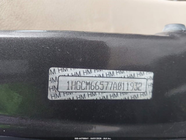 2007 HONDA ACCORD 1HGCM66577A011932 Photo 8