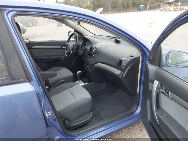 2009 Chevrolet Aveo Lt მანქანა იყიდება აუქციონზე, vin: KL1TD66E79B640318, აუქციონის ნომერი: 44769851
