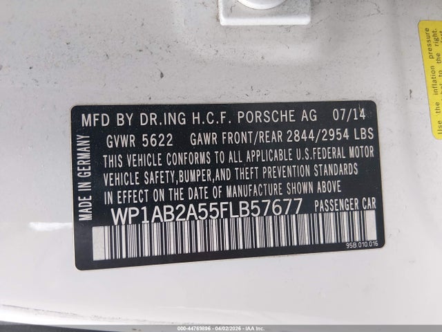 2015 PORSCHE MACAN WP1AB2A55FLB57677 Photo 8