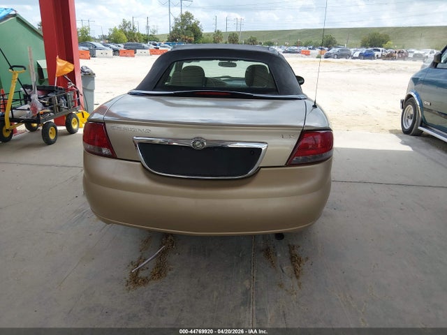 44769920 :رقم المزاد ، 1C3EL45T03N606367 vin ، 2003 Chrysler Sebring Lx مزاد بيع
