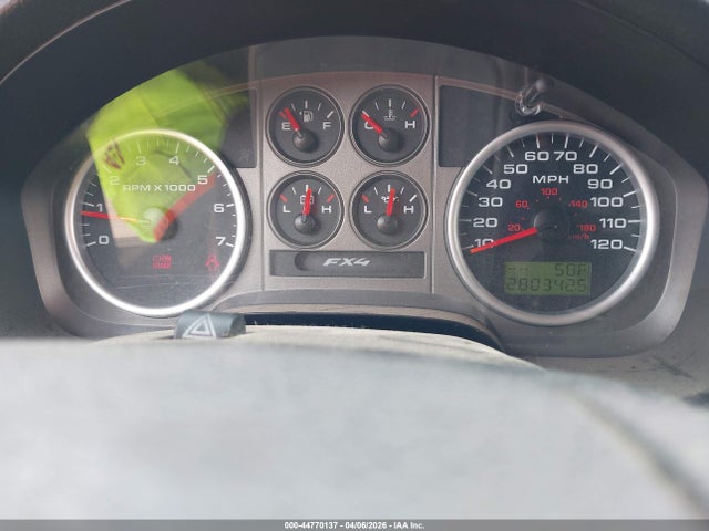 2005 Ford F-150 Fx4/lariat/xlt მანქანა იყიდება აუქციონზე, vin: 1FTPW14595KC56643, აუქციონის ნომერი: 44770137