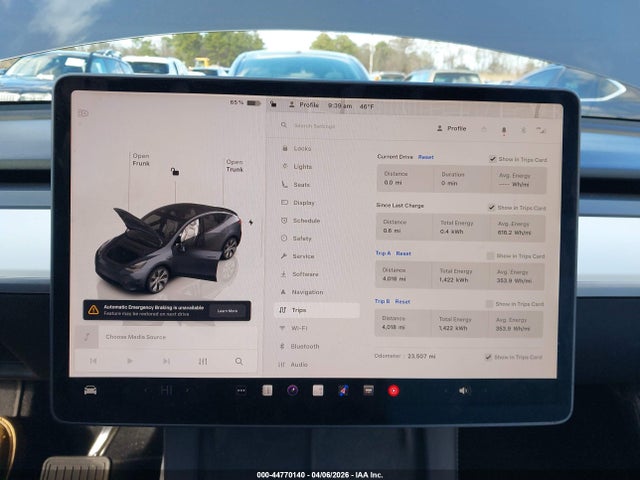 Aukcja sprzedaży 2022 Tesla Model Y Long Range Dual Motor All-wheel Drive, vin: 7SAYGDEE8NF368626, numer aukcji: 44770140