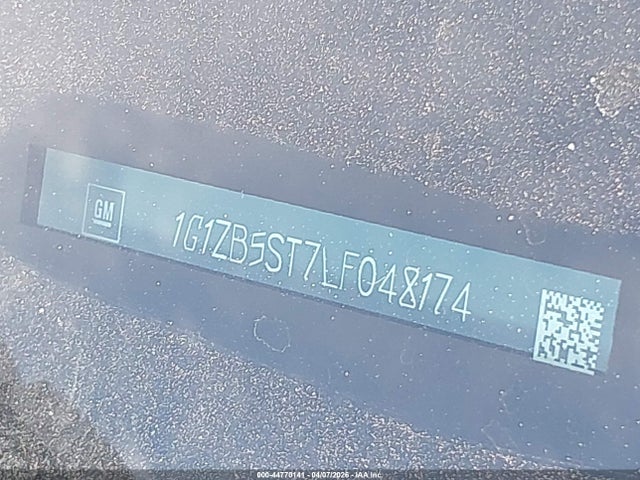 Aukcja sprzedaży 2020 Chevrolet Malibu Fwd Ls, vin: 1G1ZB5ST7LF048174, numer aukcji: 44770141