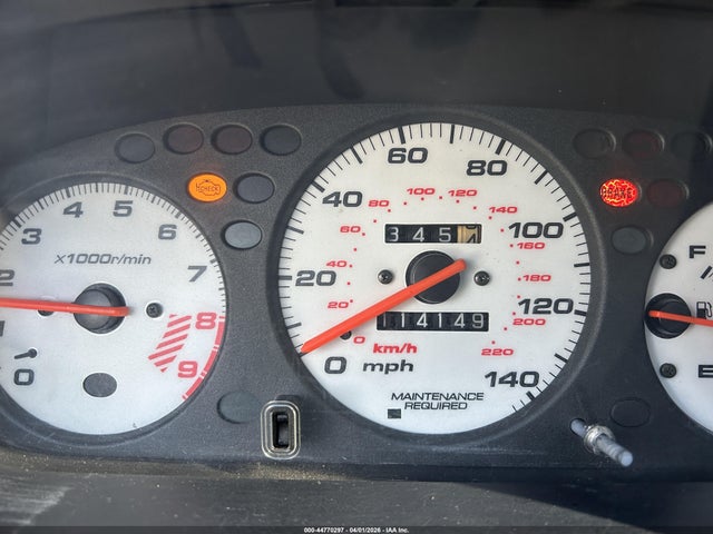 2000 Honda Civic Si მანქანა იყიდება აუქციონზე, vin: 1HGEM1157YL121940, აუქციონის ნომერი: 44770297
