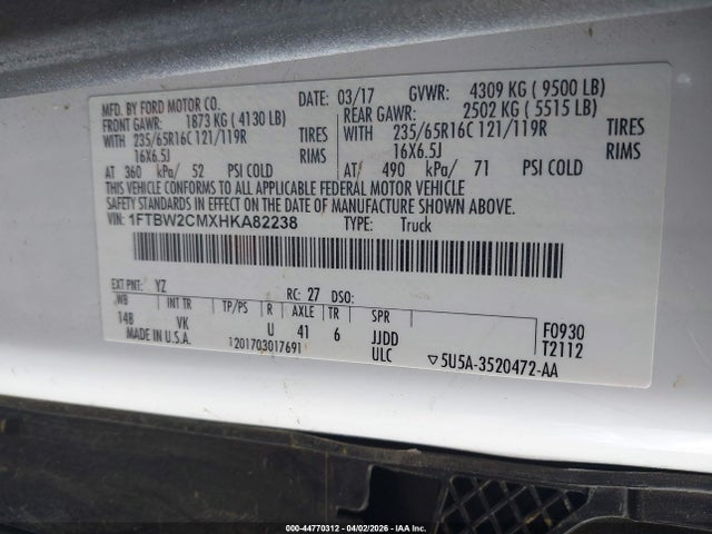 Ford Transit-350 2017 1FTBW2CMXHKA82238 Image 9