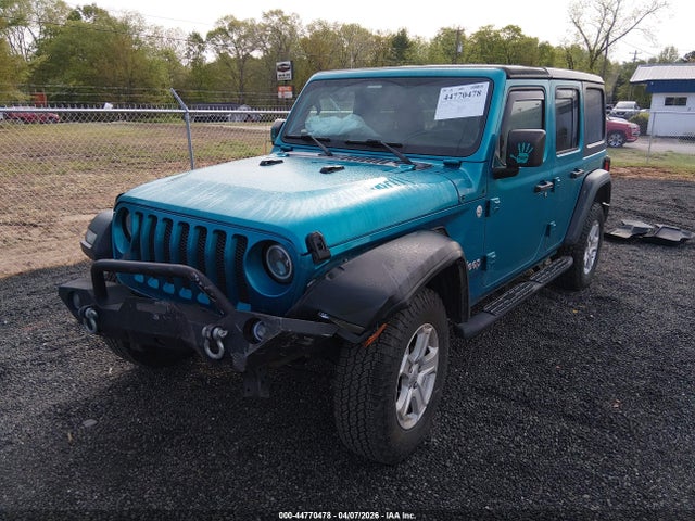 2019 Jeep Wrangler Unlimited Sport S 4x4 მანქანა იყიდება აუქციონზე, vin: 1C4HJXDN4KW618680, აუქციონის ნომერი: 44770478