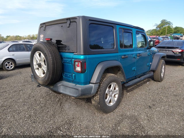 2019 Jeep Wrangler Unlimited Sport S 4x4 მანქანა იყიდება აუქციონზე, vin: 1C4HJXDN4KW618680, აუქციონის ნომერი: 44770478