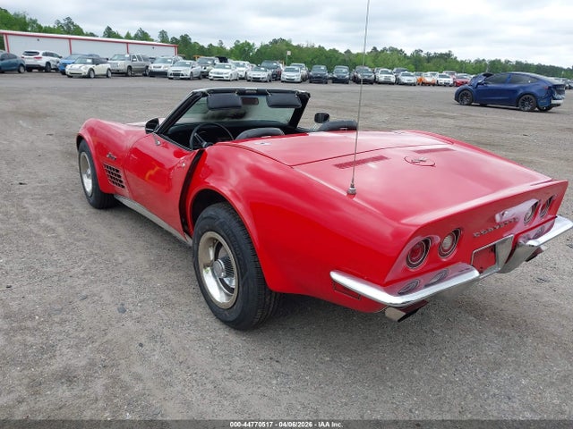 Продажа на аукционе авто 1972 Chevrolet Corvette, vin: 1Z67K2S524422, номер лота: 44770517