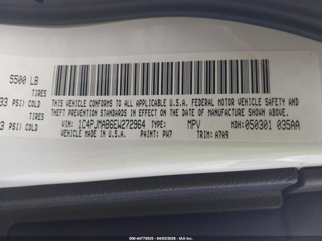 2014 JEEP CHEROKEE 1C4PJMAB6EW272964 Photo 8
