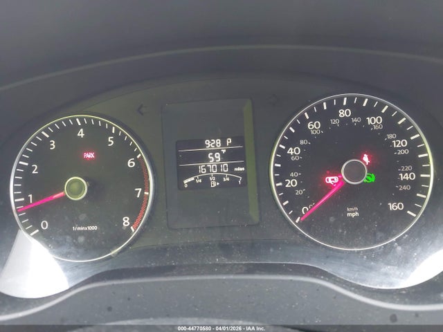44770580 :رقم المزاد ، 3VWDP7AJ2CM408592 vin ، 2012 Volkswagen Jetta 2.5l Se مزاد بيع