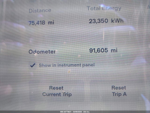 2015 Tesla Model S 60/70/85 მანქანა იყიდება აუქციონზე, vin: 5YJSA1H12FFP74396, აუქციონის ნომერი: 44770631