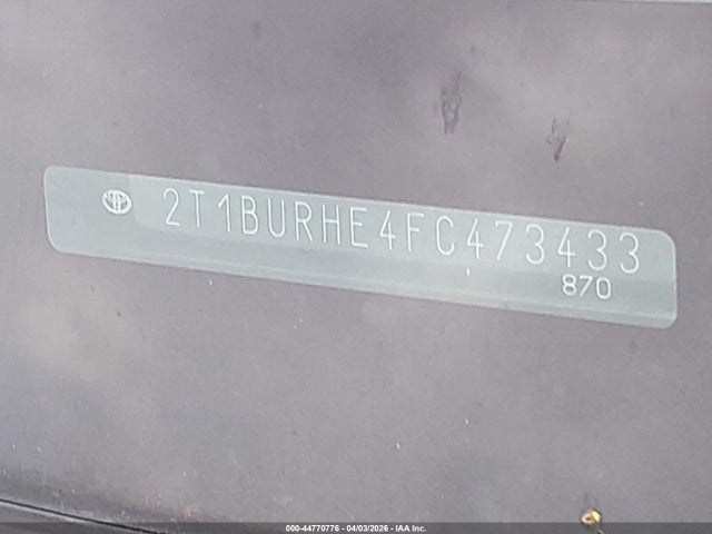 Toyota COROLLA LE 2015 2T1BURHE4FC473433 Image 9
