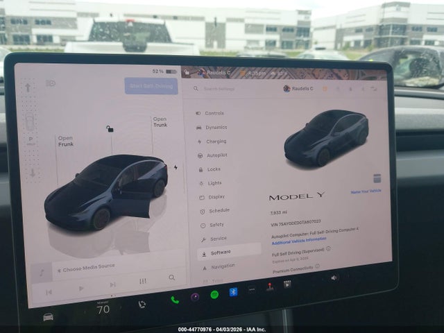7SAYGDED0TA607023 Tesla Model Y