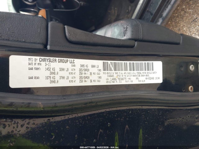 2011 JEEP GRAND CHEROKEE 1J4RR6GT7BC686775 Photo 8